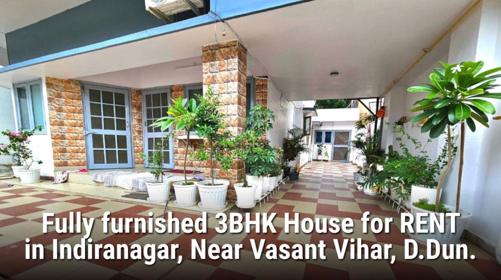 Fully furnished 3BHK House for RENT
